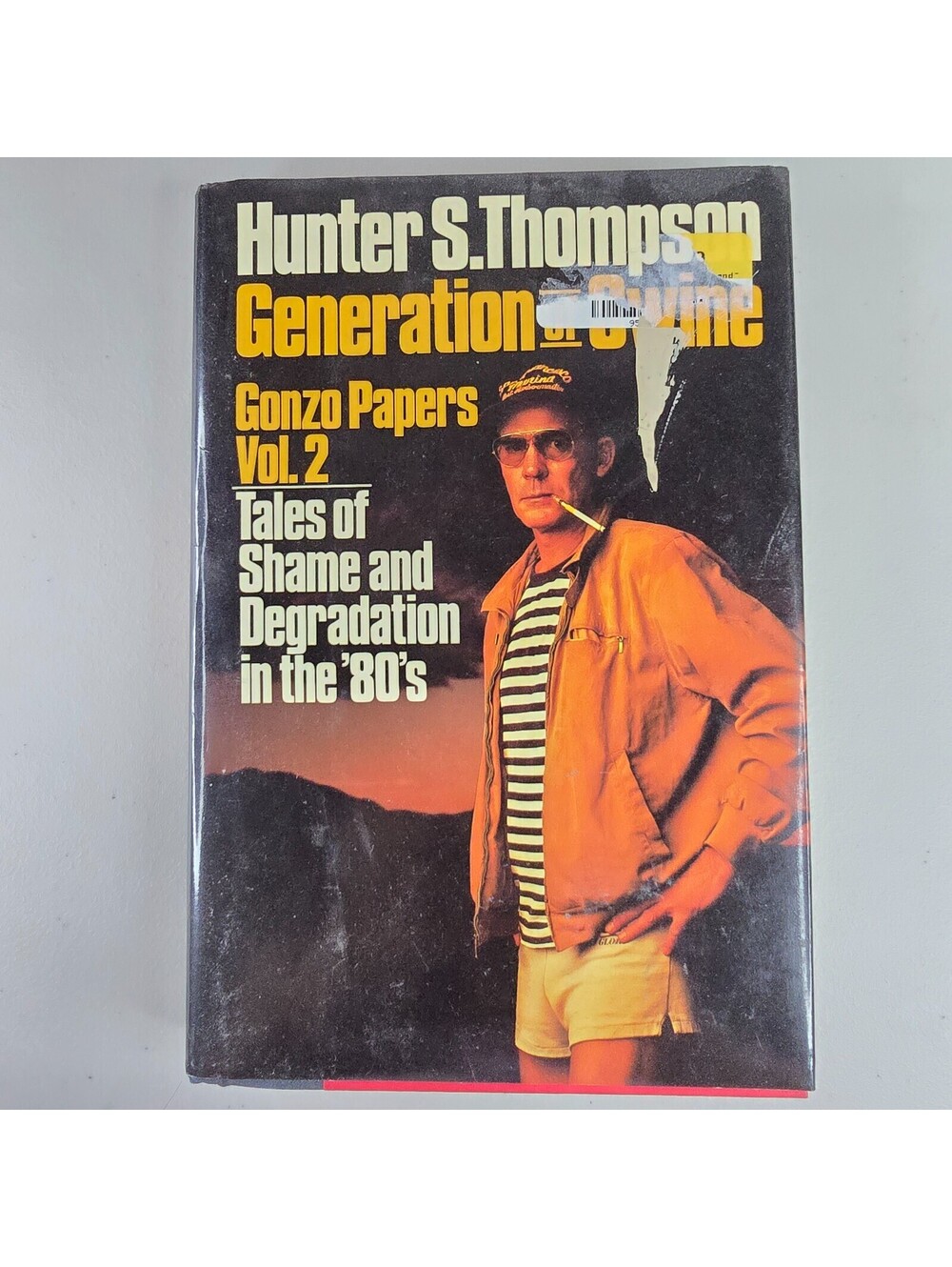 Hunter S. Thompson Generation of Swine Gonzo Papers Vol 2 HC 1st Ed. 1988